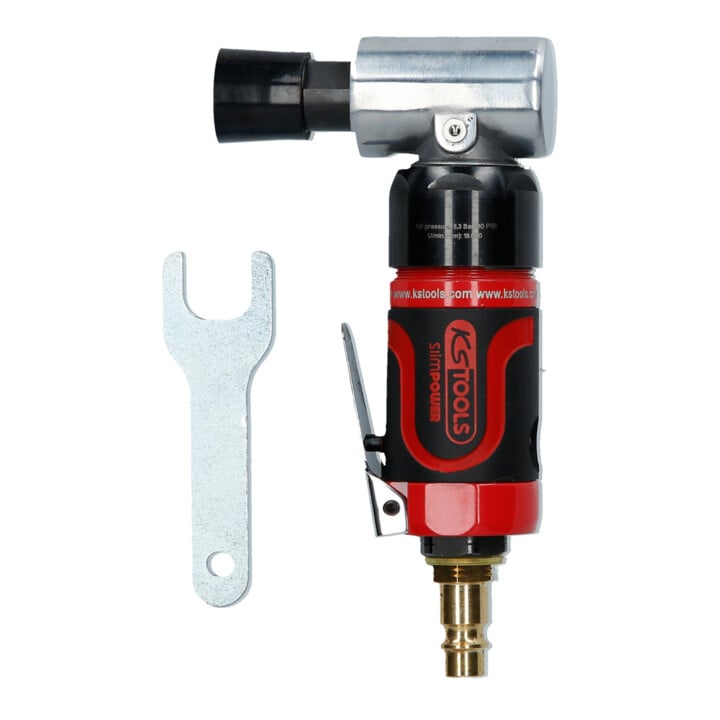 KS Tools SlimPOWER mini meuleuse à air pour petits tampons, 19000 tr/min
