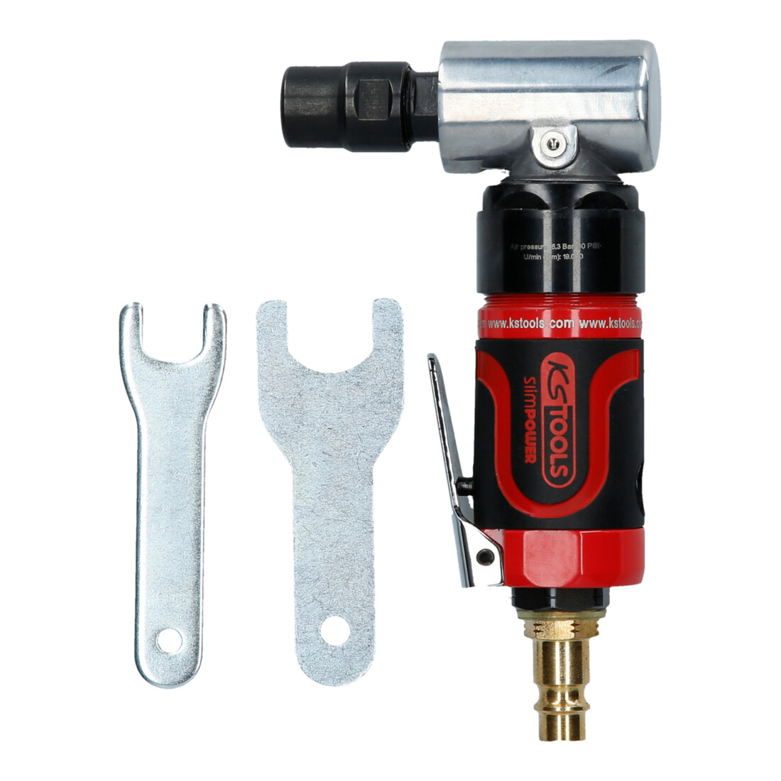 KS Tools SlimPOWER mini meuleuse d'angle pneumatique, 19 000 tr/min
