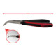 KS Tools SlimPOWER Pince à becs plats, coudée, 210 mm