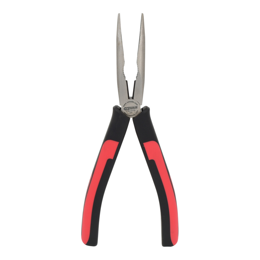 KS Tools SlimPOWER Pince à becs plats, coudée, 210 mm