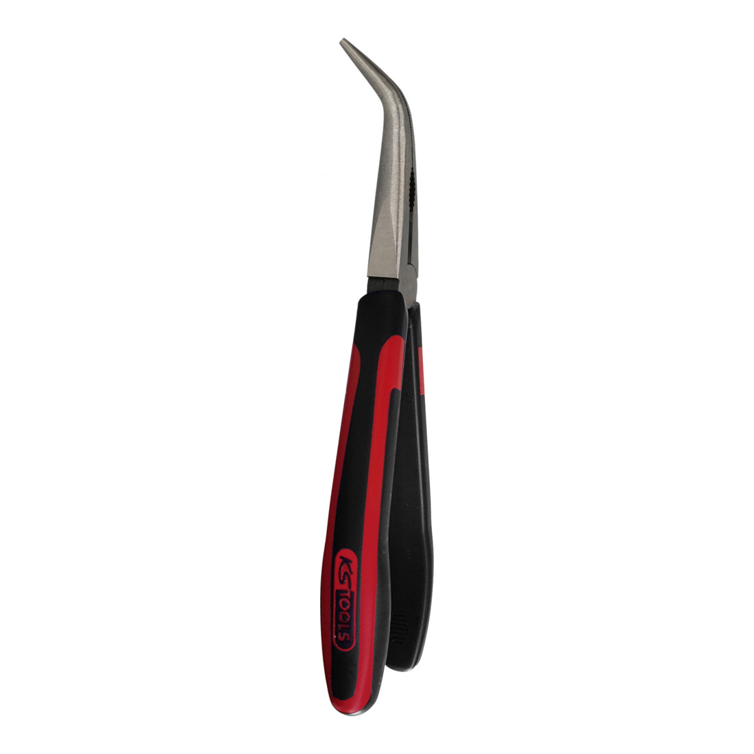 KS Tools SlimPOWER platte rondneustang, gebogen, 210 mm