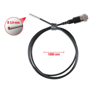 KS Tools Sonde de vidéoscope HD commutable, 0°, diamètre 3,9 mm