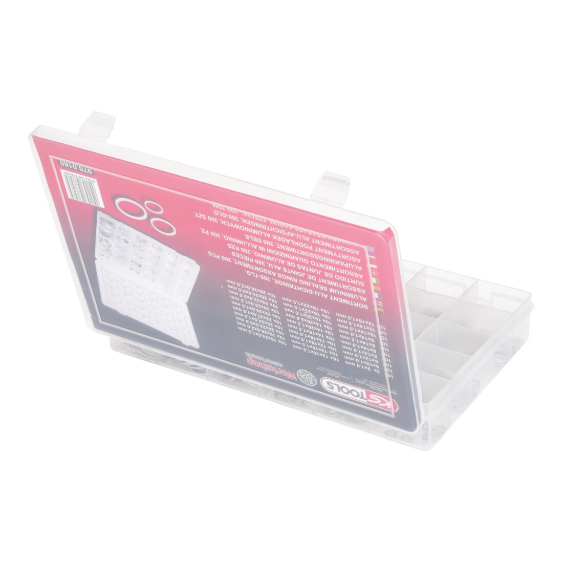 KS Tools Sortiment Alu-Dichtringe, M5-28, 300-teilig