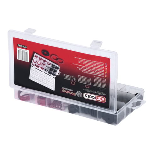 KS Tools Sortiment Dichtringe-Sanitär, 141-teilig