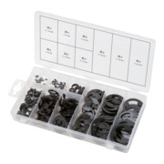 KS Tools Sortiment E-Sicherungsringe, Ø1,5-22mm, 300-teilig