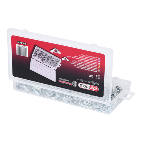 KS Tools Sortiment Flügelmuttern, 150-teilig