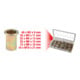 KS Tools Sortiment Gewindenieten, Stahl, M3x9mm-M10x21mm, 150-teilig