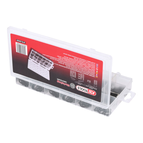 KS Tools Sortiment Spannstift/Seegering/Federkeile/E-Sicherungsring, 295-teilig