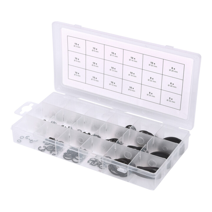 KS Tools Sortiment Sprengringe innen, Ø 3-32mm, 180-teilig