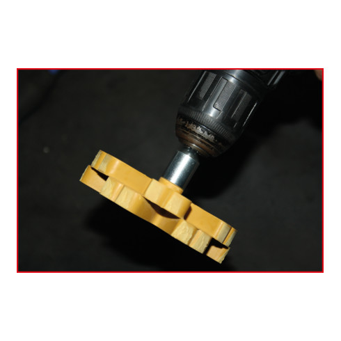 KS Tools Spanndorn für Gummi-Radierteller Länge 40mm