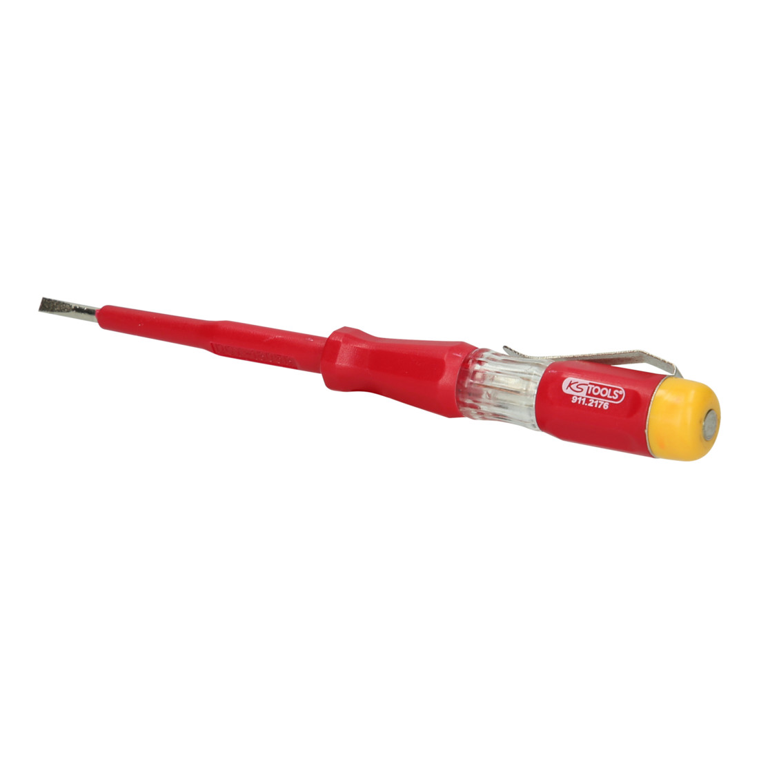KS Tools Spannungsprüfer mit Schutzisolierung 100-500 V, 140mm