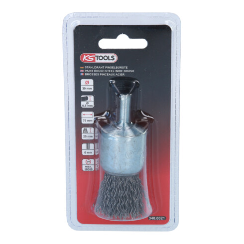KS Tools Spazzola metallica in acciaio