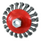 KS Tools Spazzola rotonda a filo conico in acciaio inox, 0,5mm, Ø115mm-4