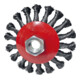 KS Tools Spazzola rotonda conica in filo d'acciaio 0,5mm, Ø100mm-3
