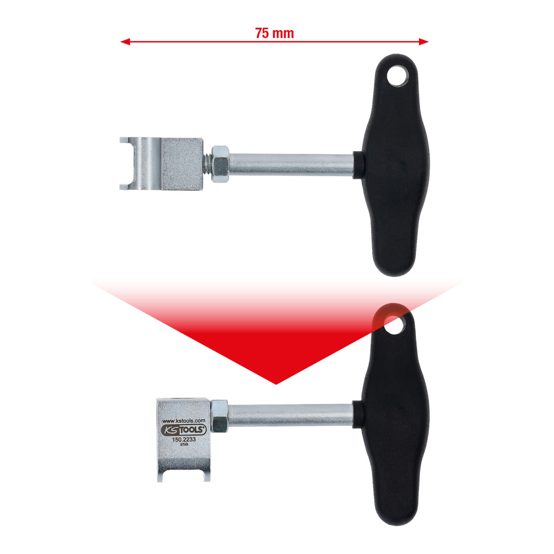 KS Tools speciaal losdraaigereedschap voor HENN® klemmen