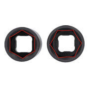 KS Tools Speciale aluminium velg dopsleutelset 1/2 inch voor Ford, 18,5 / 19,5 / 20,5 / 21,5 mm, 2 st.-2