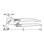 KS Tools speciale pijpsleutel, 4-voudig verstelbaar, 242mm-3