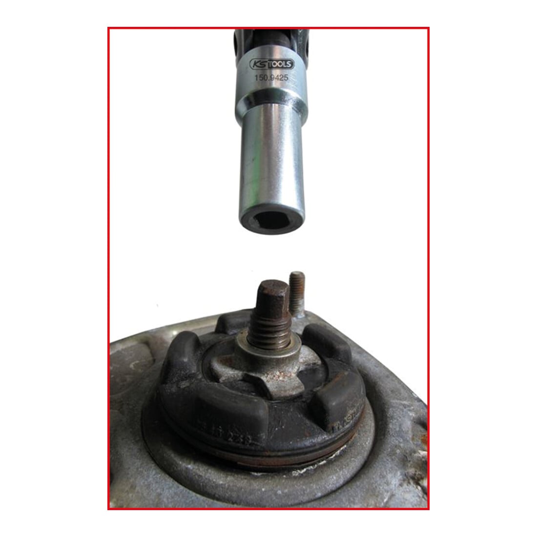 KS Tools speciale schokbreker Teller gereedschap set voor Volvo, 2 dlg.