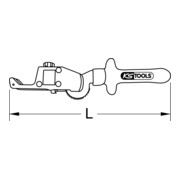 KS Tools Spelafili isolata, 240mm-5