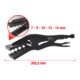 KS Tools Spezial-Klemm-Gripzange, Ø 7-14mm