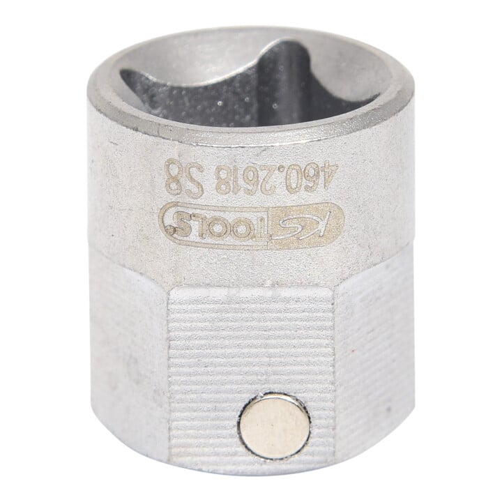 KS Tools Spezialeinsatz 4-kant mit Magnet, 8,0 mm, für SAF und Knorr Sättel