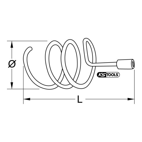 KS Tools spiraalboor, Ø 100mm