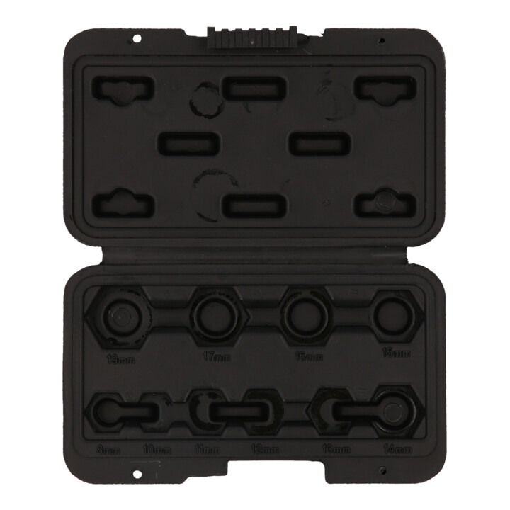 KS Tools Spiral-Profil-Steckmuttern-Satz, 10-teilig, M8-M19