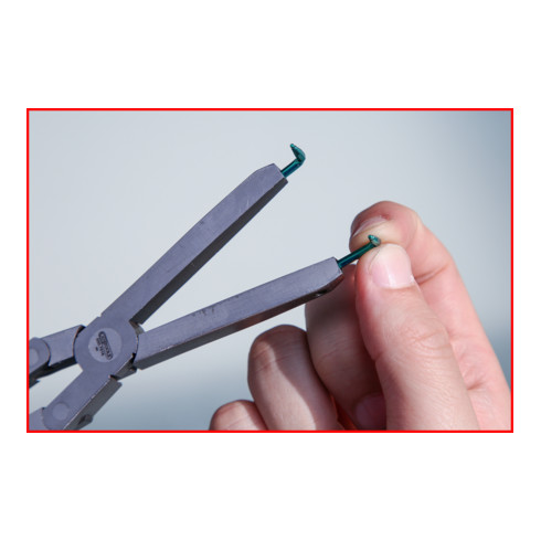 KS Tools Spitzenpaar für Doppelgelenk-Sicherungszangen, 1,3 mm, 90° abgewinkelt