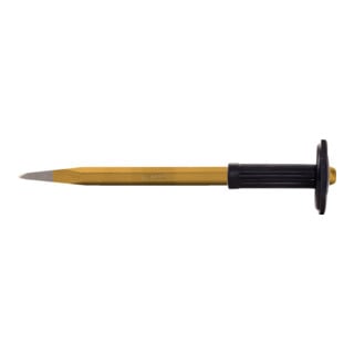 KS Tools Spitzmeißel mit Handschutzgriff, 8-kant