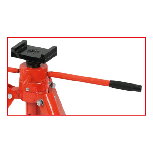 KS Tools Stahl-Spindel-Unterstellbock, 12t