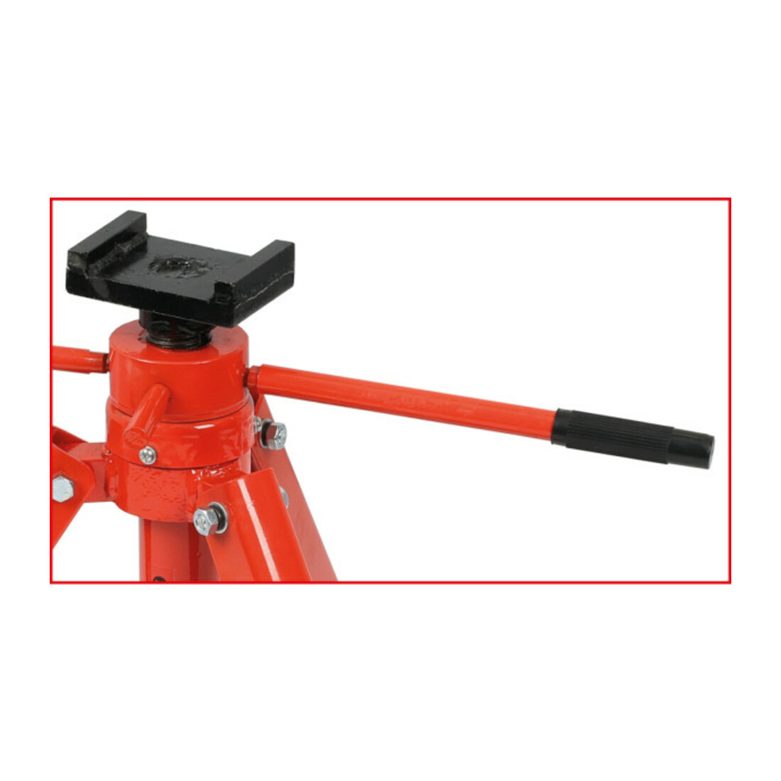 KS Tools Stahl-Spindel-Unterstellbock, 12t