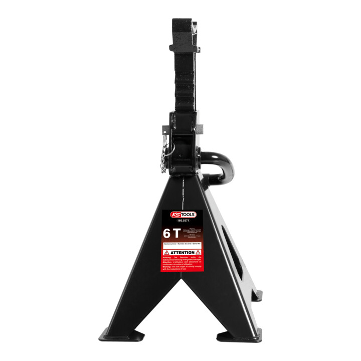KS Tools Stahl-Unterstellbock mit Schnellverstellung, 6 t, paarweise