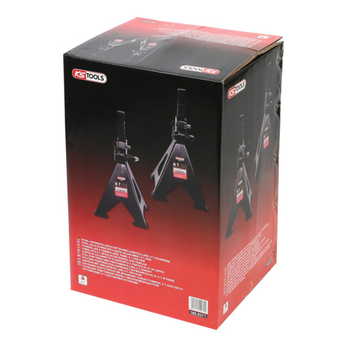 KS Tools Stahl-Unterstellbock mit Schnellverstellung, 6 t, paarweise