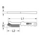 KS Tools Stahldraht-Bremssattel-Drahtbürste 2-reihig-4