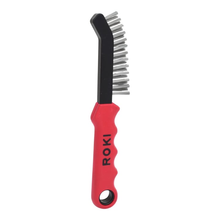 KS Tools Stahldraht-Bremssattel-Drahtbürste 2-reihig, spitz