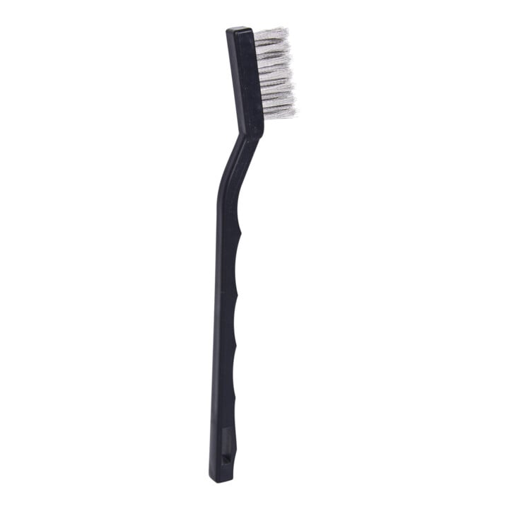 KS Tools Stahldraht Zündkerzen-Drahtbürste-2-reihig, 170mm