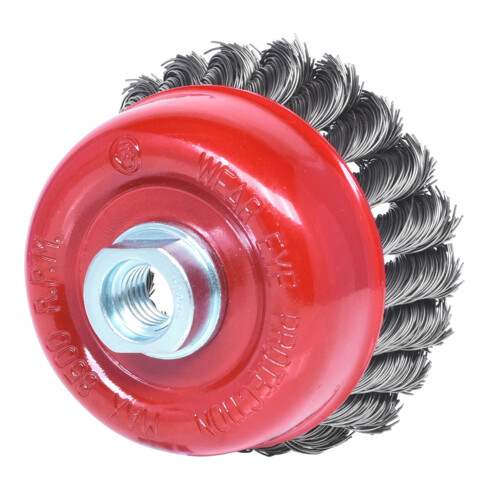 KS Tools Stahldrahttopfbürste 0,5mm, Ø 90mm