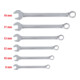 KS Tools STAINLESS STEEL steeksleutelset, haaks, 6-delig-1