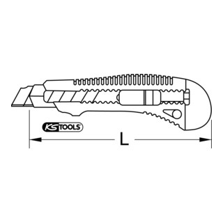 KS Tools Standard-Universal-Abbrechklingen-Messer