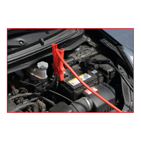 KS Tools Starthilfekabel-Satz, Ø 16 mm mit Überspannschutz