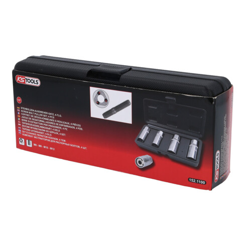 KS Tools Stehbolzen-Ausdreher-Satz, 4-teilig