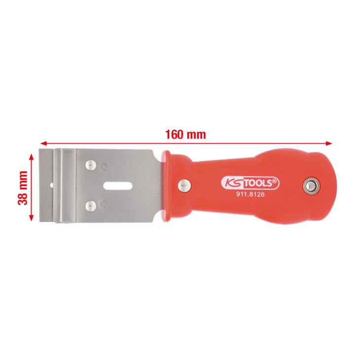 KS Tools sticker schraper, 38mm