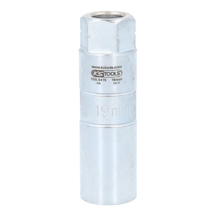 KS Tools Stoßdämpfer-Außensechskant-Gegenhalter-Stecknuss, 19 mm