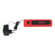 KS Tools STRIPE LED-Akku-Arbeitslampe, 2 Watt Stripe LED + 6 LED Kopflicht