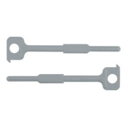 KS Tools Utensile di sblocco radio Kenwood, 2pz. per Kenwood II 1998 - 2001