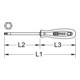 KS Tools stuurkolombekleding schroevendraaier voor TX schroeven