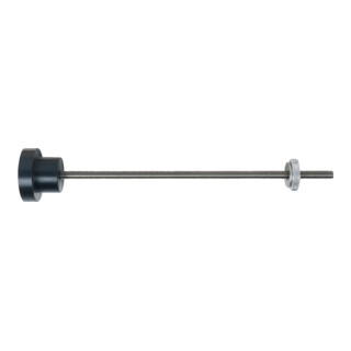 KS Tools support en plastique avec broche M10, écrou moleté et rondelle
