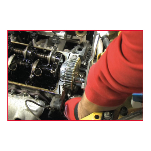 KS Tools Supporti universali per pulegge, 11pz.
