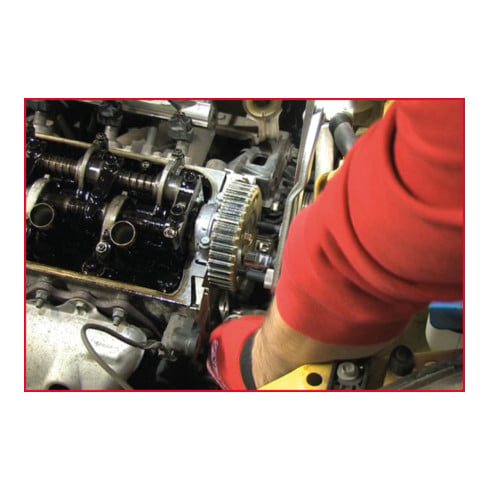 KS Tools Supporti universali per pulegge, 11pz.