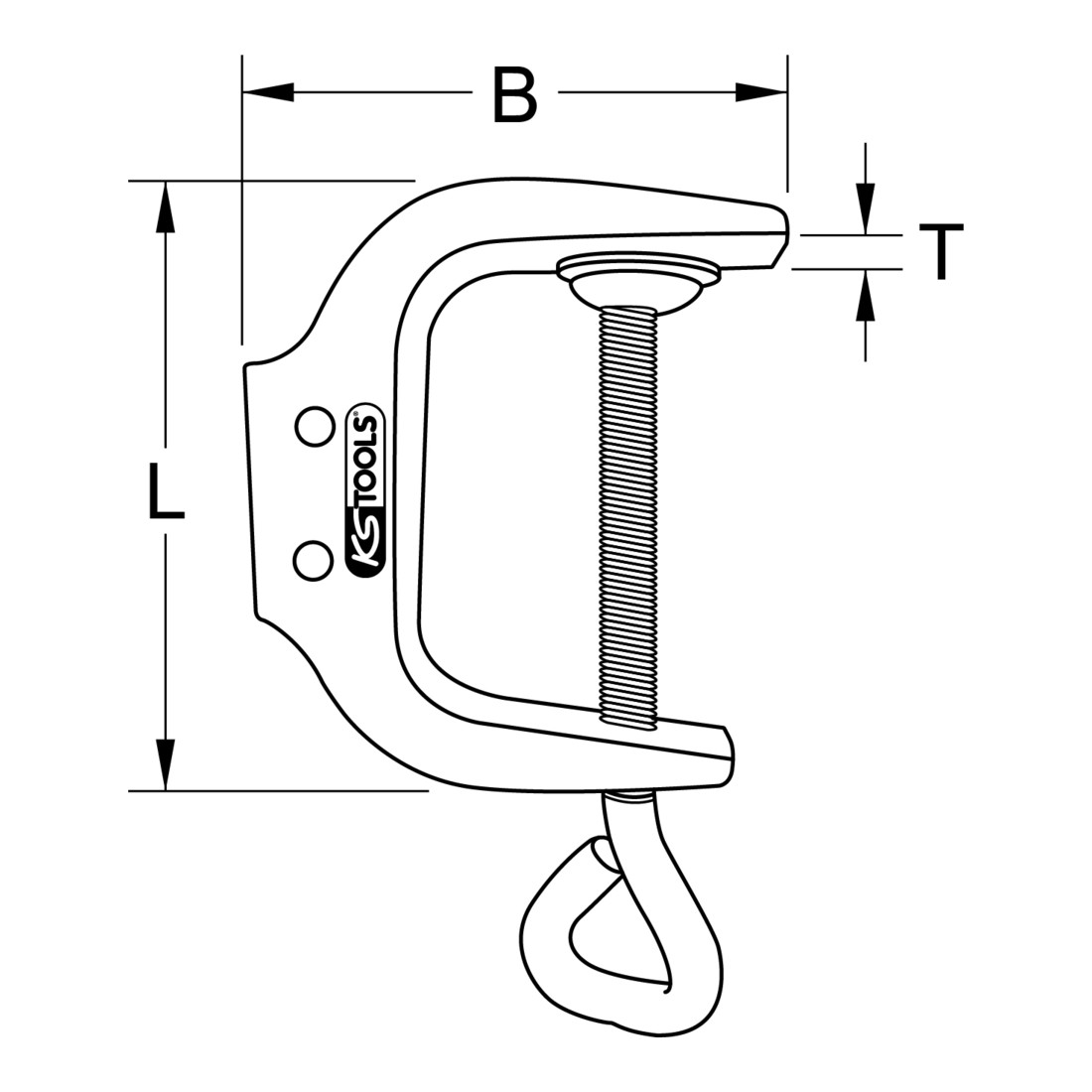 KS Tools Supporto per pinze con manico